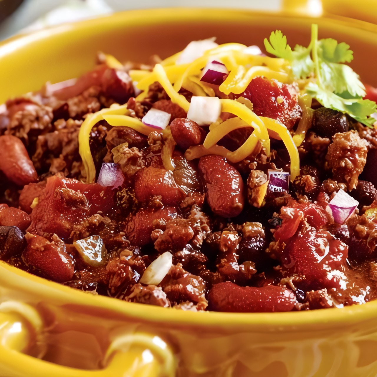 Мексиканский суп чили с кофе