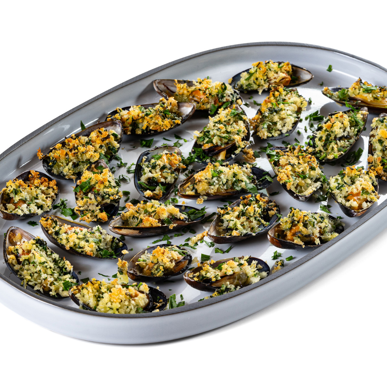 Мидии в духовке