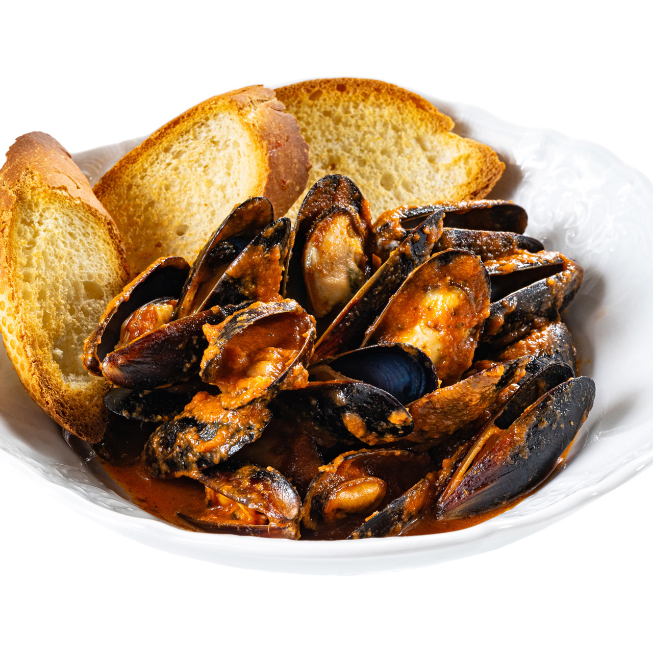 Мидии в томатном соусе