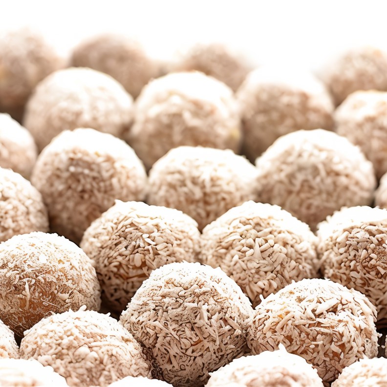 Миндальные шарики с лимонной цедрой