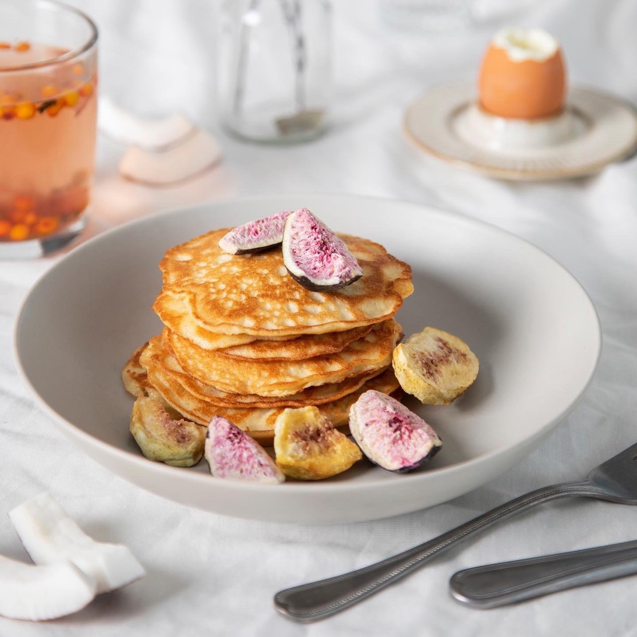 Миндальные оладьи на кокосовом молоке