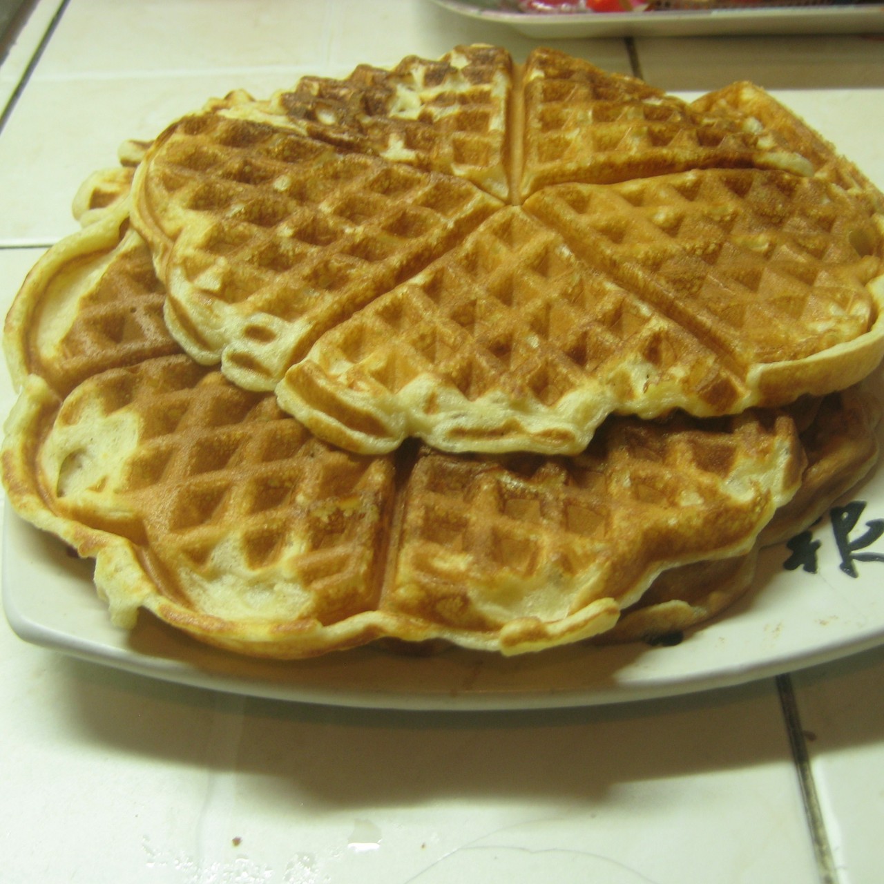 Мягкие несладкие вафли на кефире