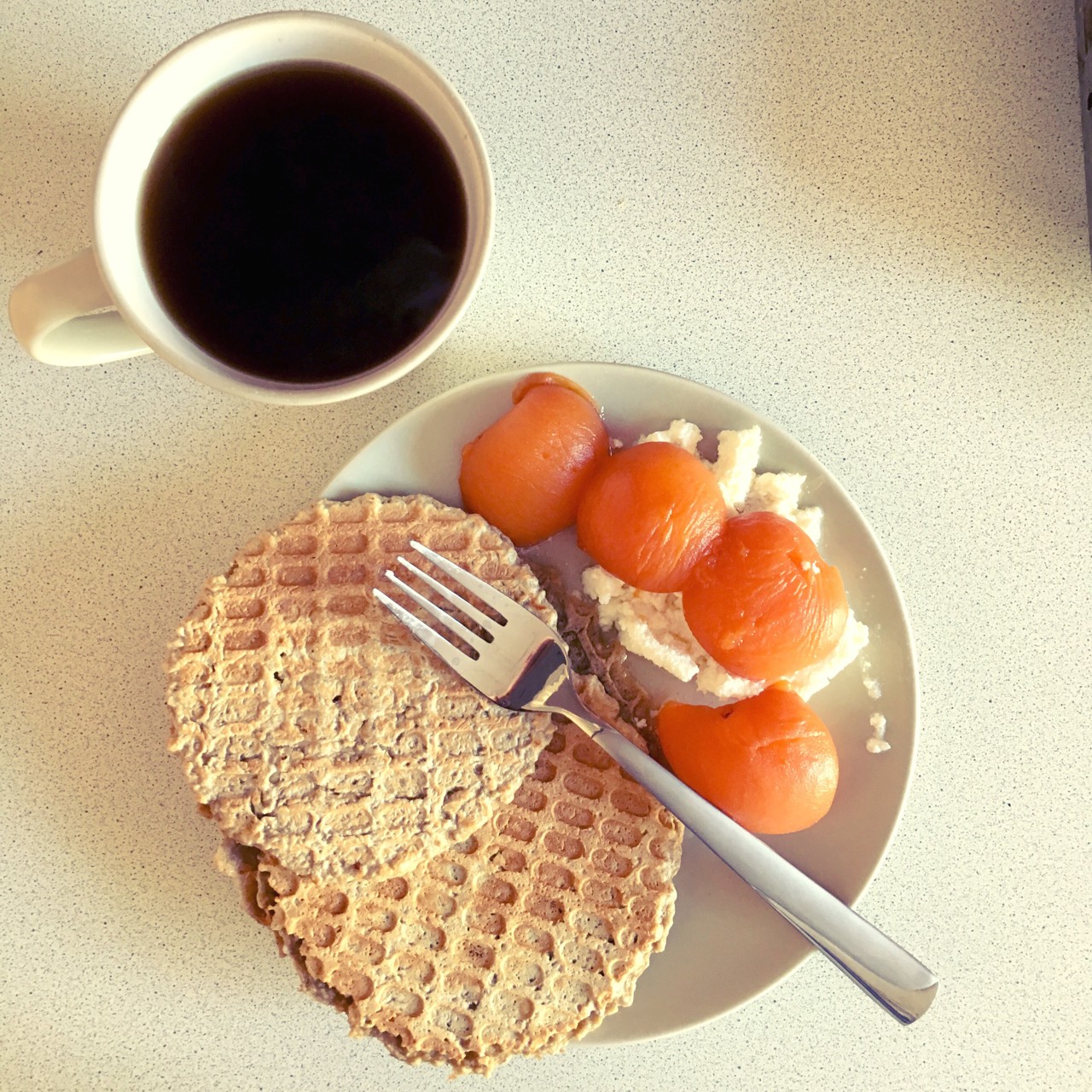 Мягкие овсяные вафли с орехами