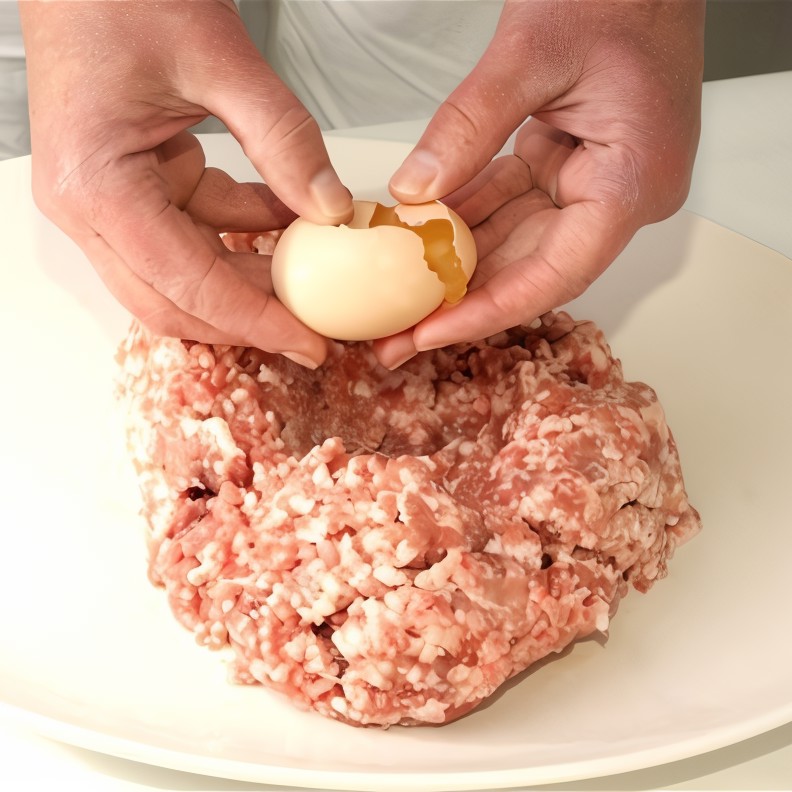 Мясные паровые фрикадельки