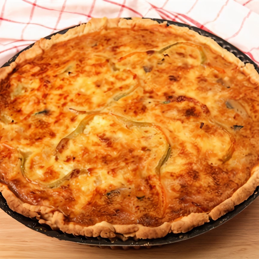 Мясной пирог с хреном в микроволновой печи