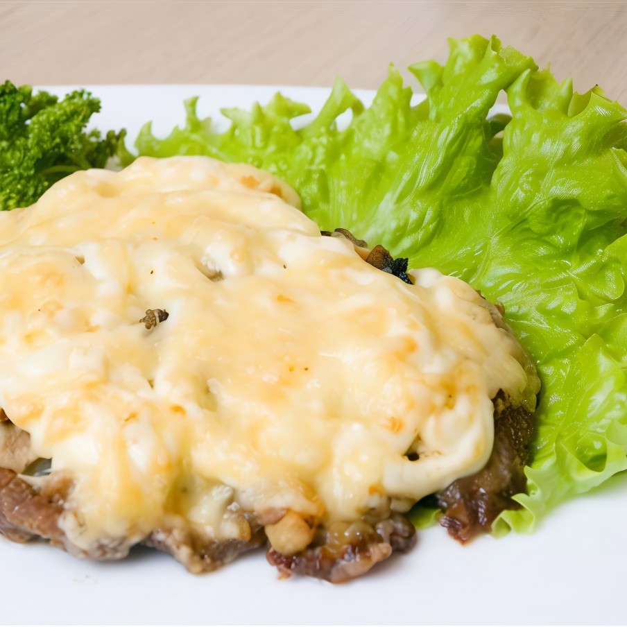 Мясо по-французски с сыром