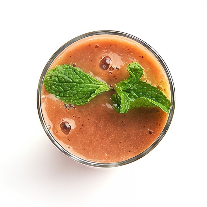 Мятно-клубничный смузи