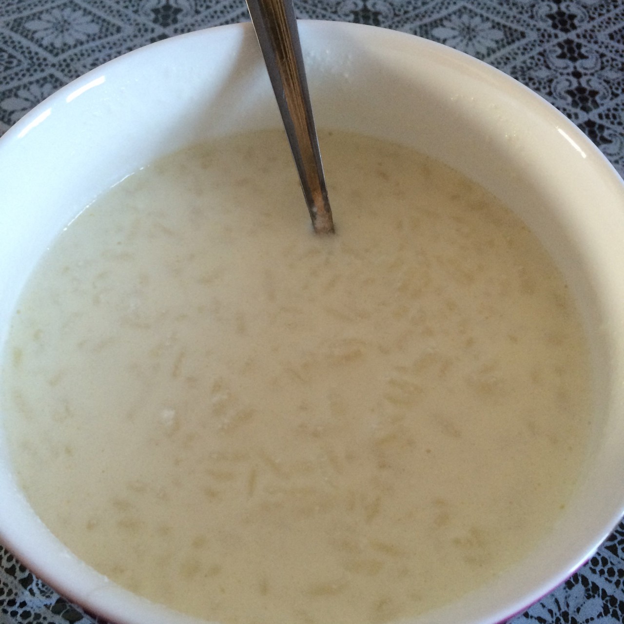 Молочная рисовая каша в мультиварке