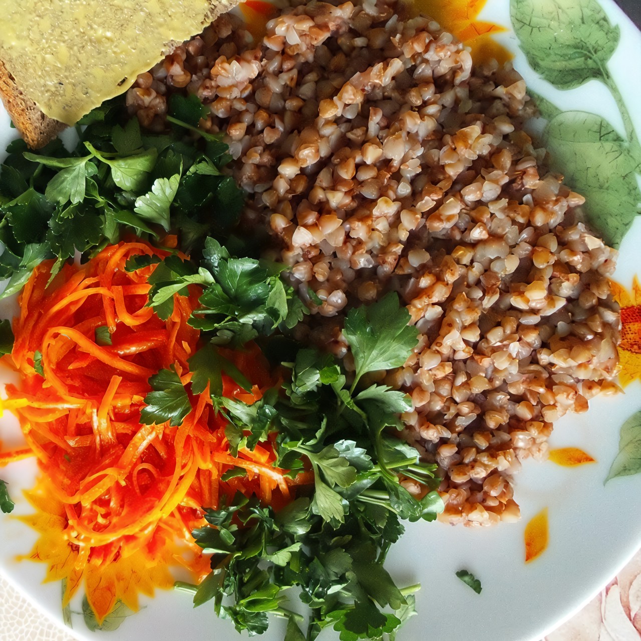 Морковь по-корейски с обжаренным луком