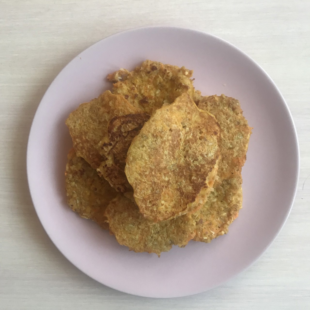 Морковно-овсяные оладьи