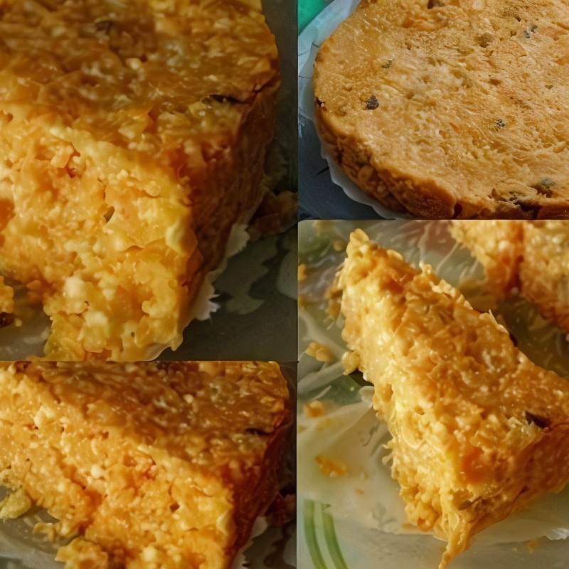 Морковно-творожный пудинг