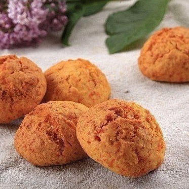 Морковное печенье с овсяными хлопьями