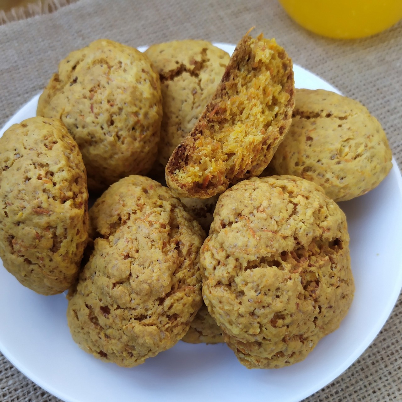 Морковное печенье