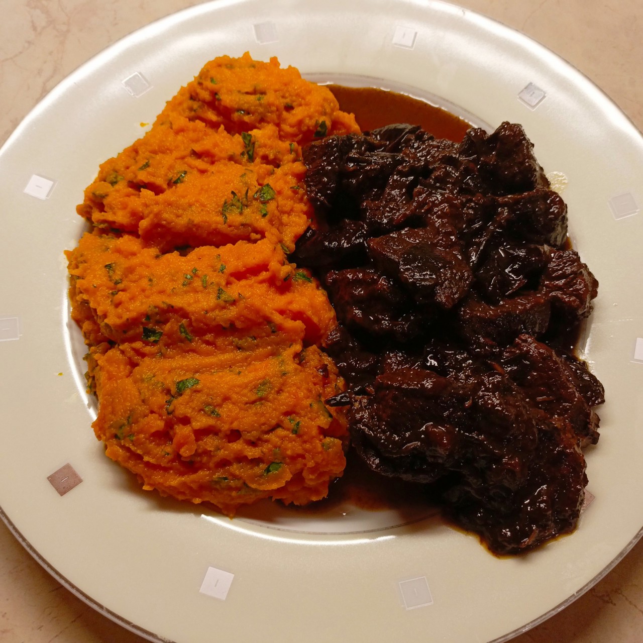 Морковное пюре с зирой