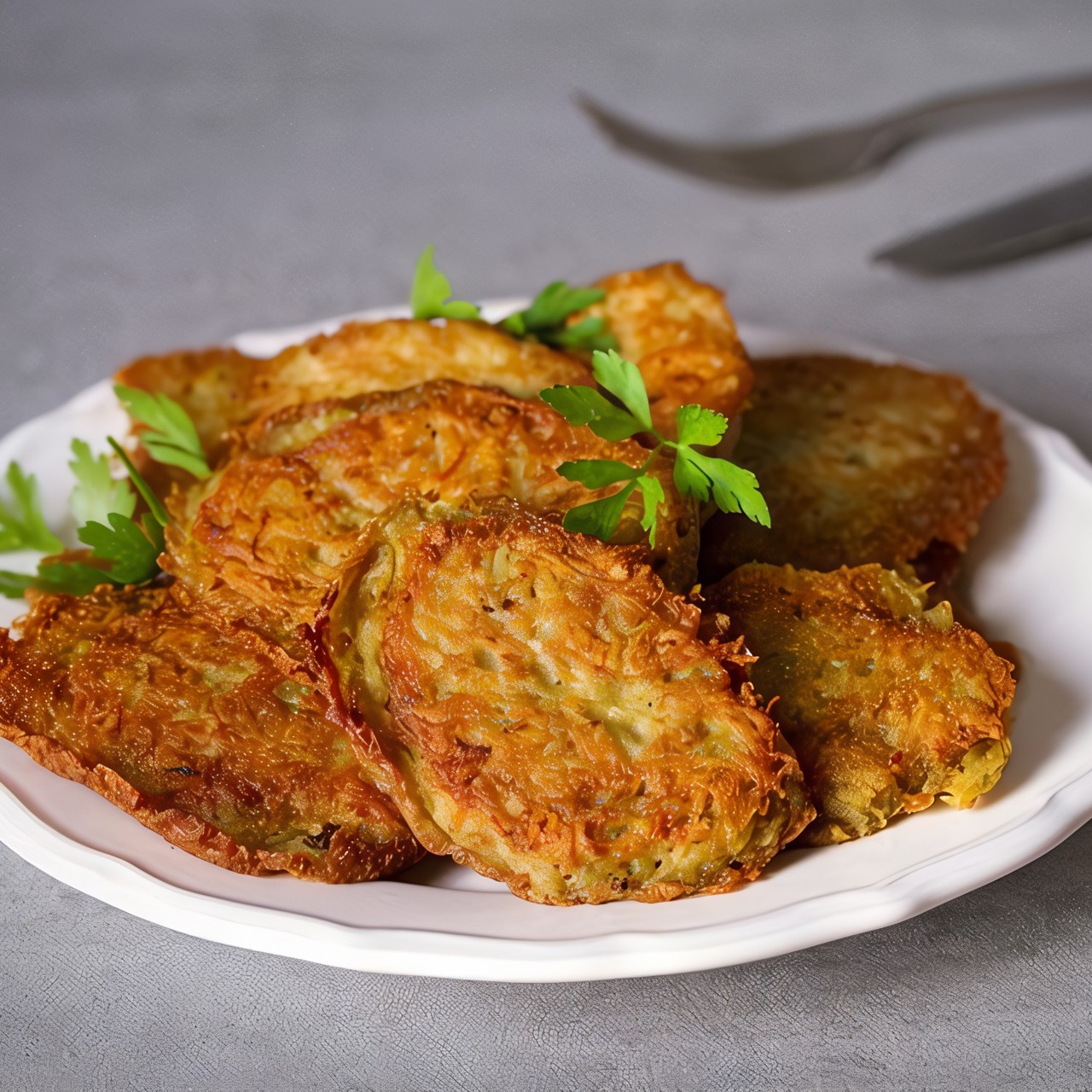 Морковные оладьи с миндалем