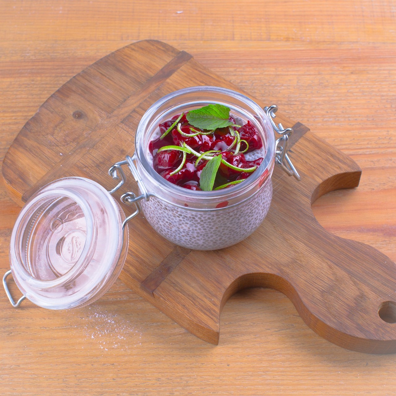 Мусс из кокосового молока с чиа