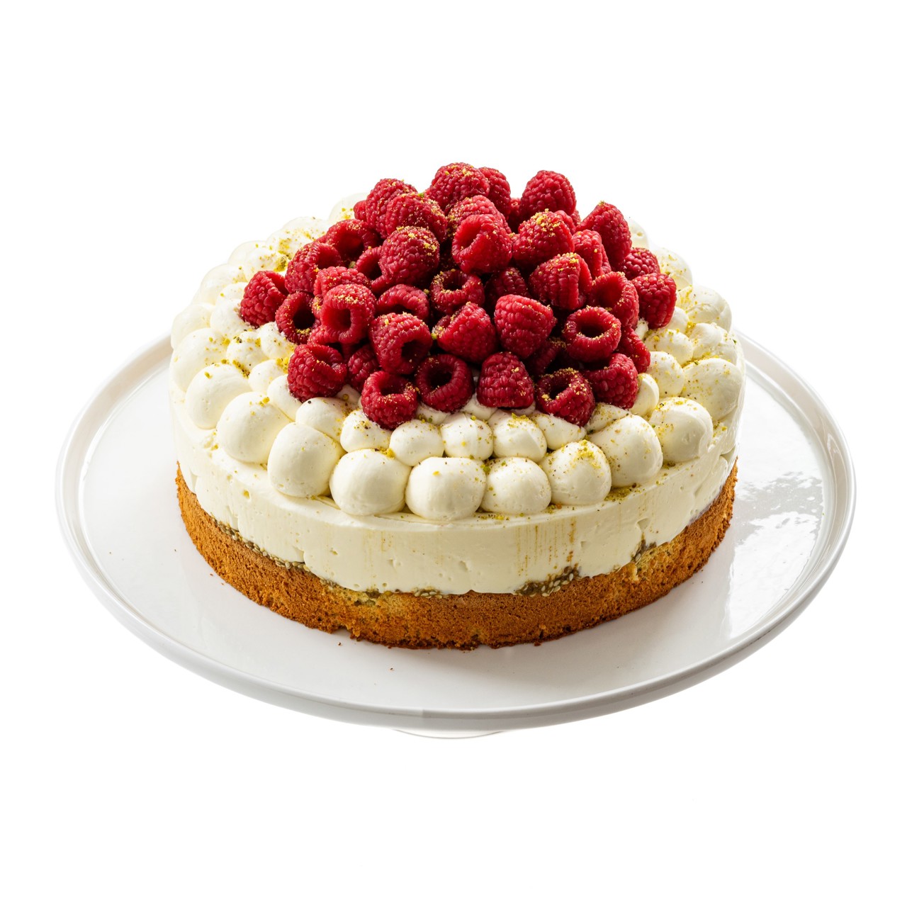 Муссовый торт юдзу-малина