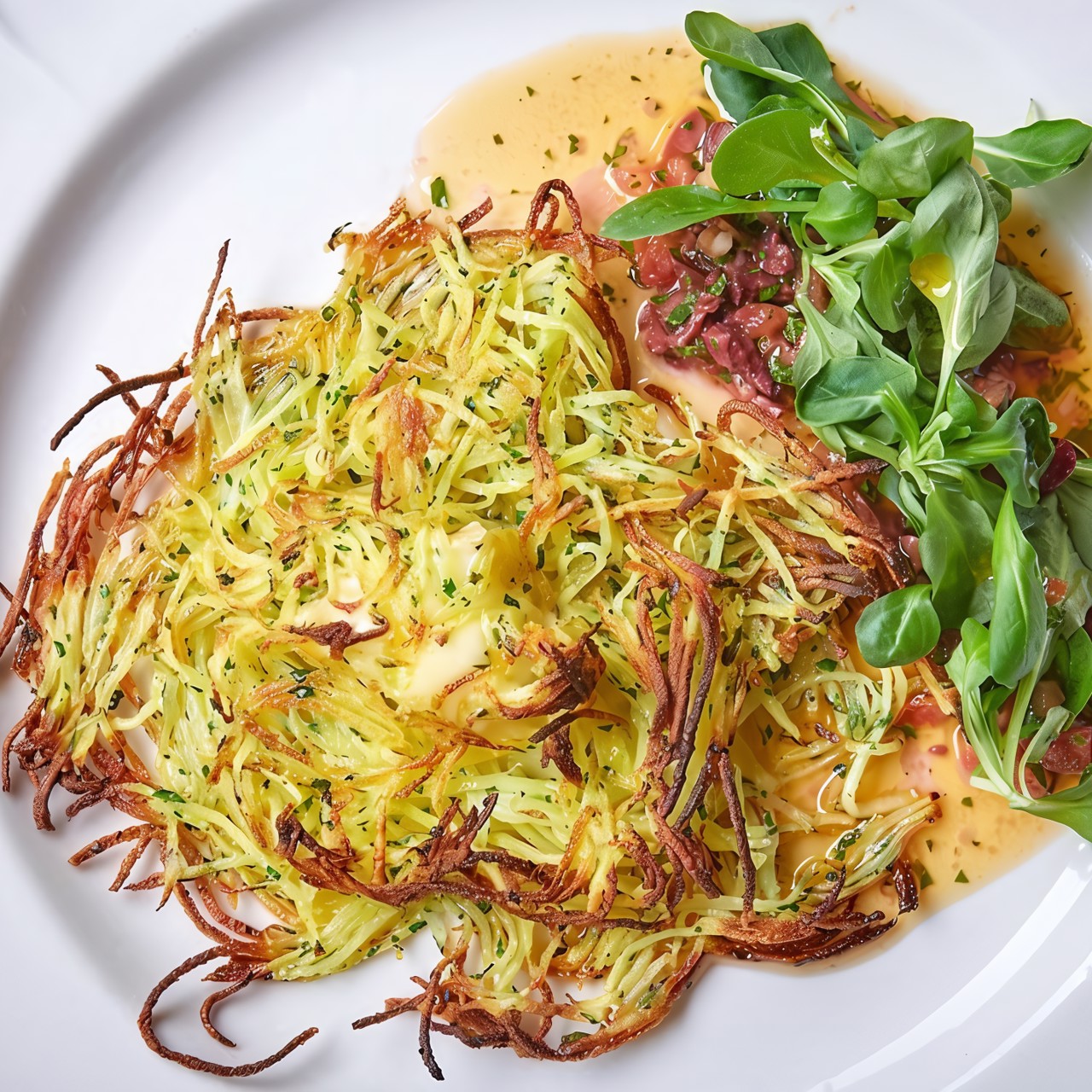 Мягкий молодой сыр в картофельной стружке