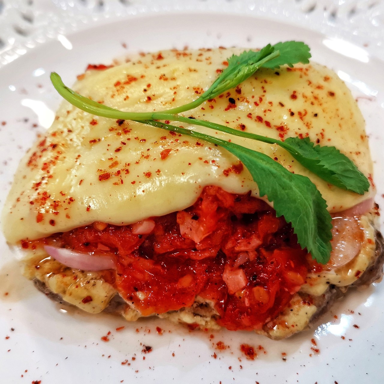 Мясо по-французски из свинины