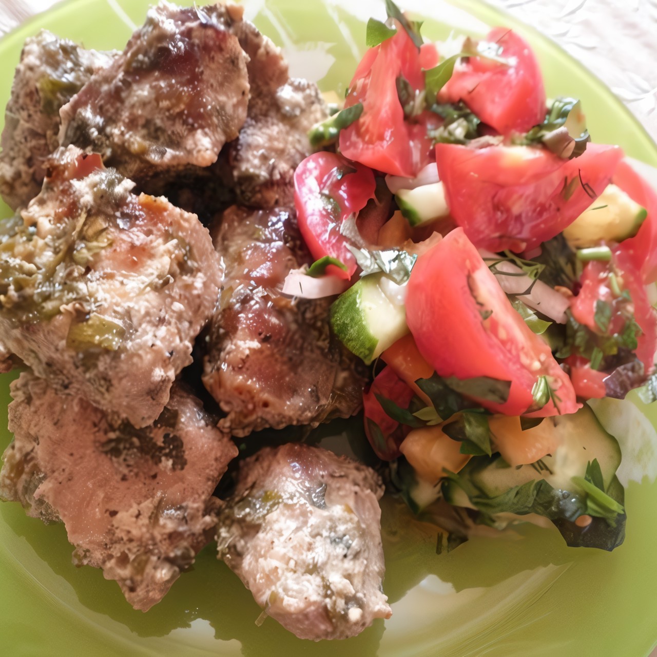 Мясо по-грузински с медом