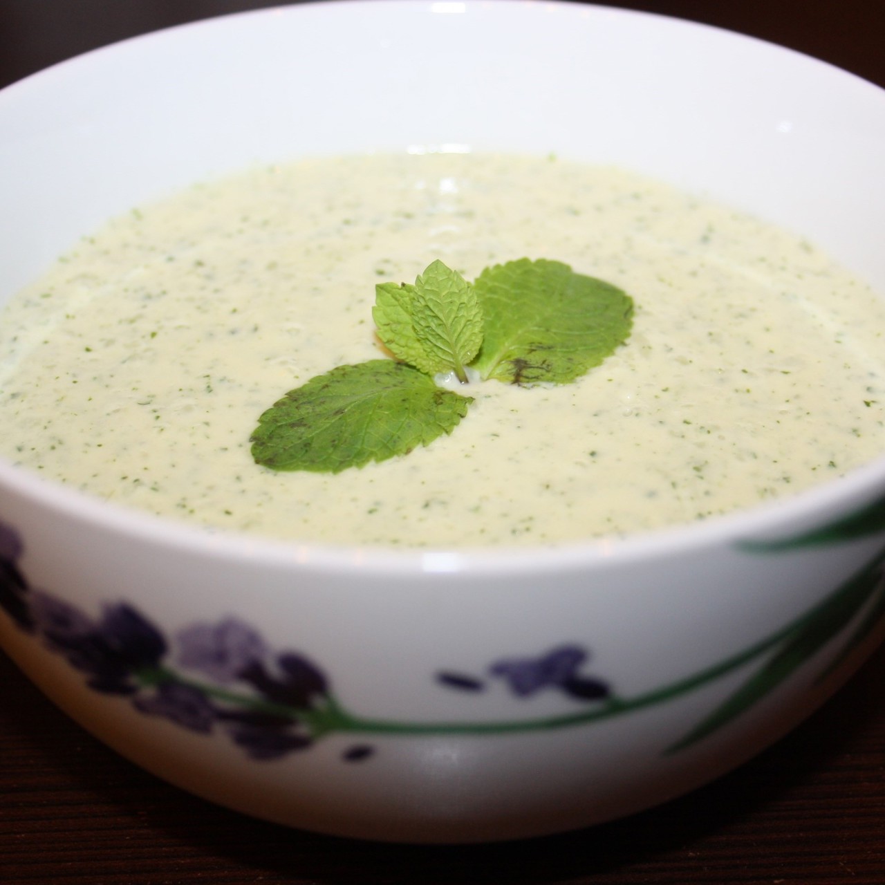 Мятный суп-пюре