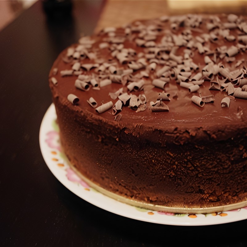 Насыщенный шоколадный чизкейк