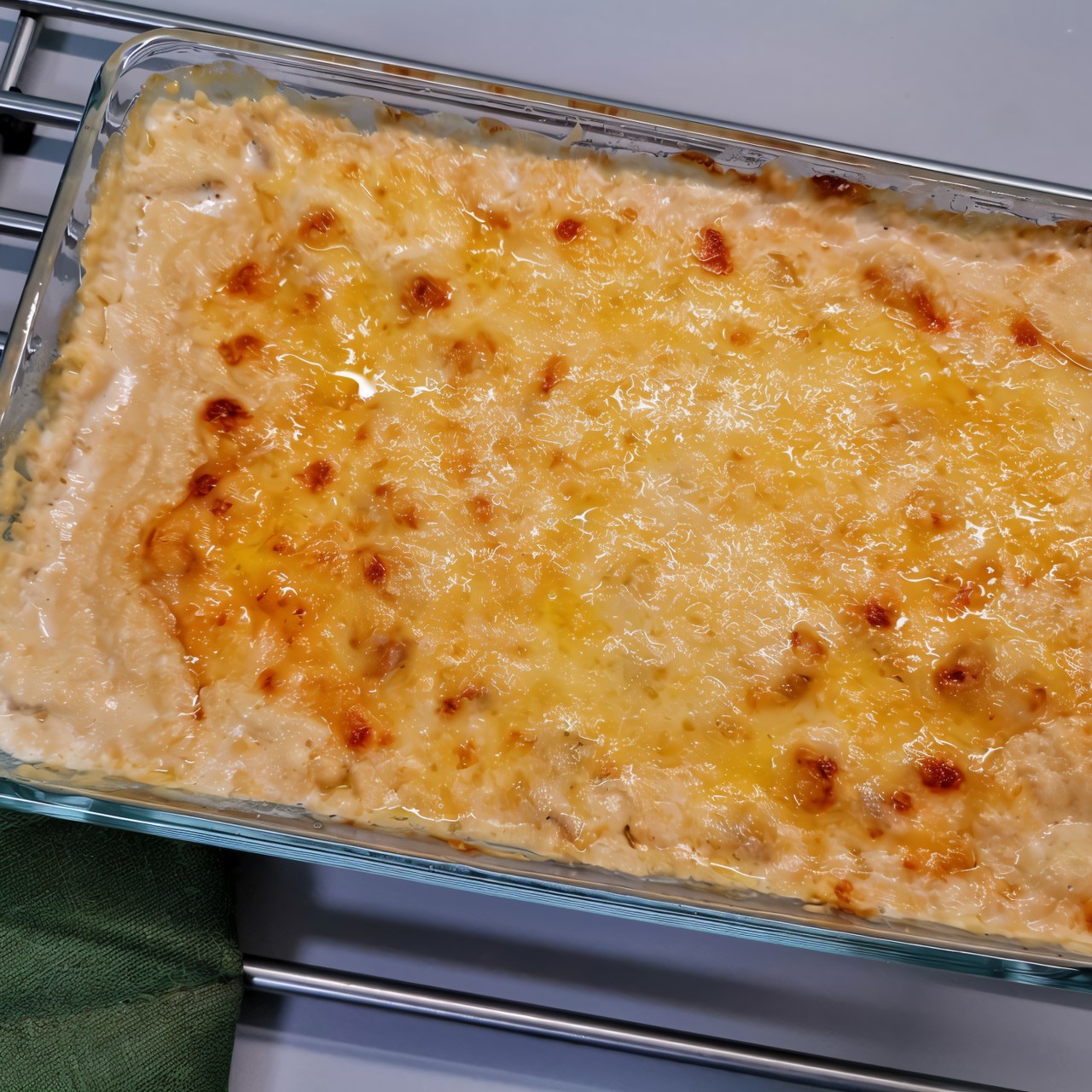 Нежная грибная запеканка с курицей