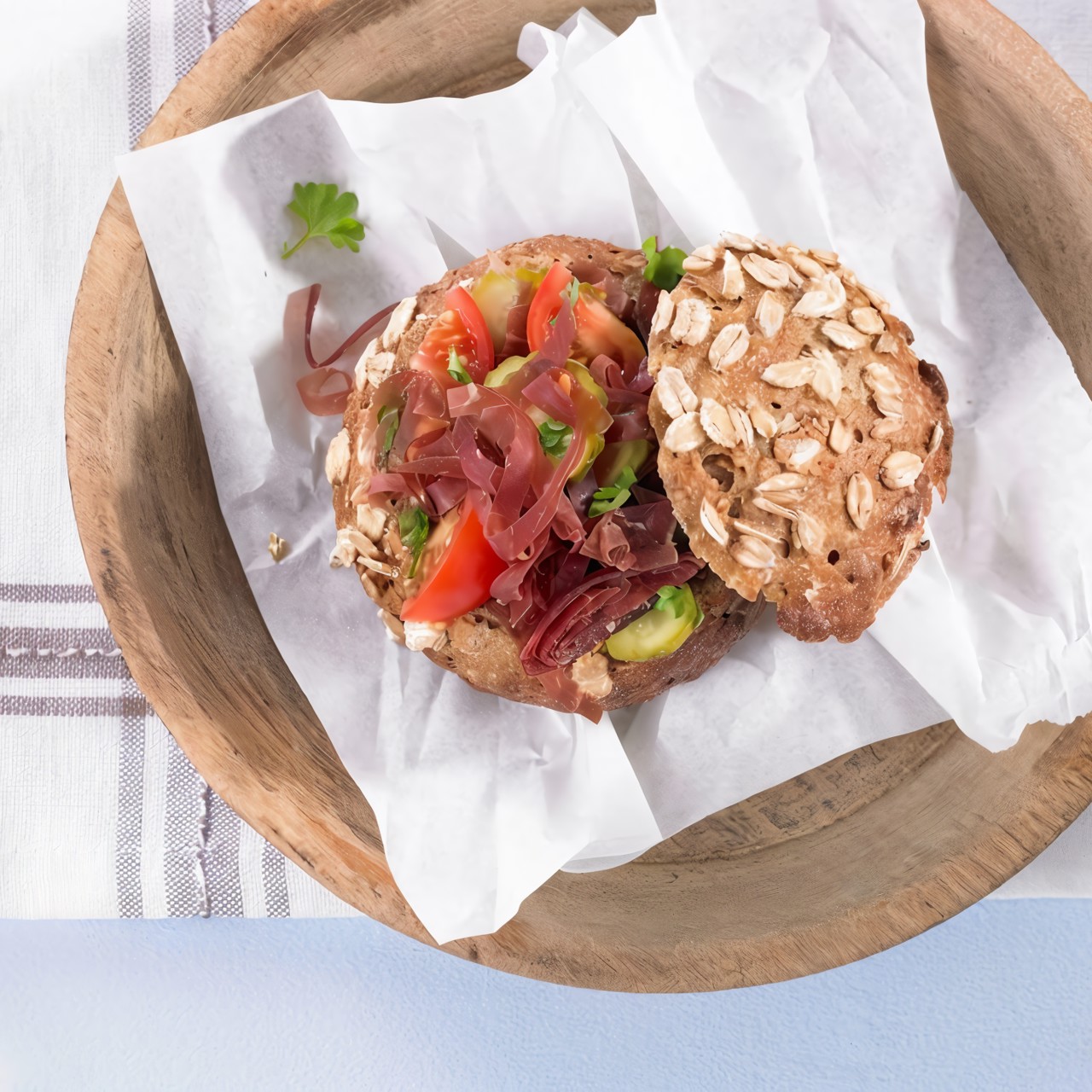 Немецкий бутерброд с вяленым мясом