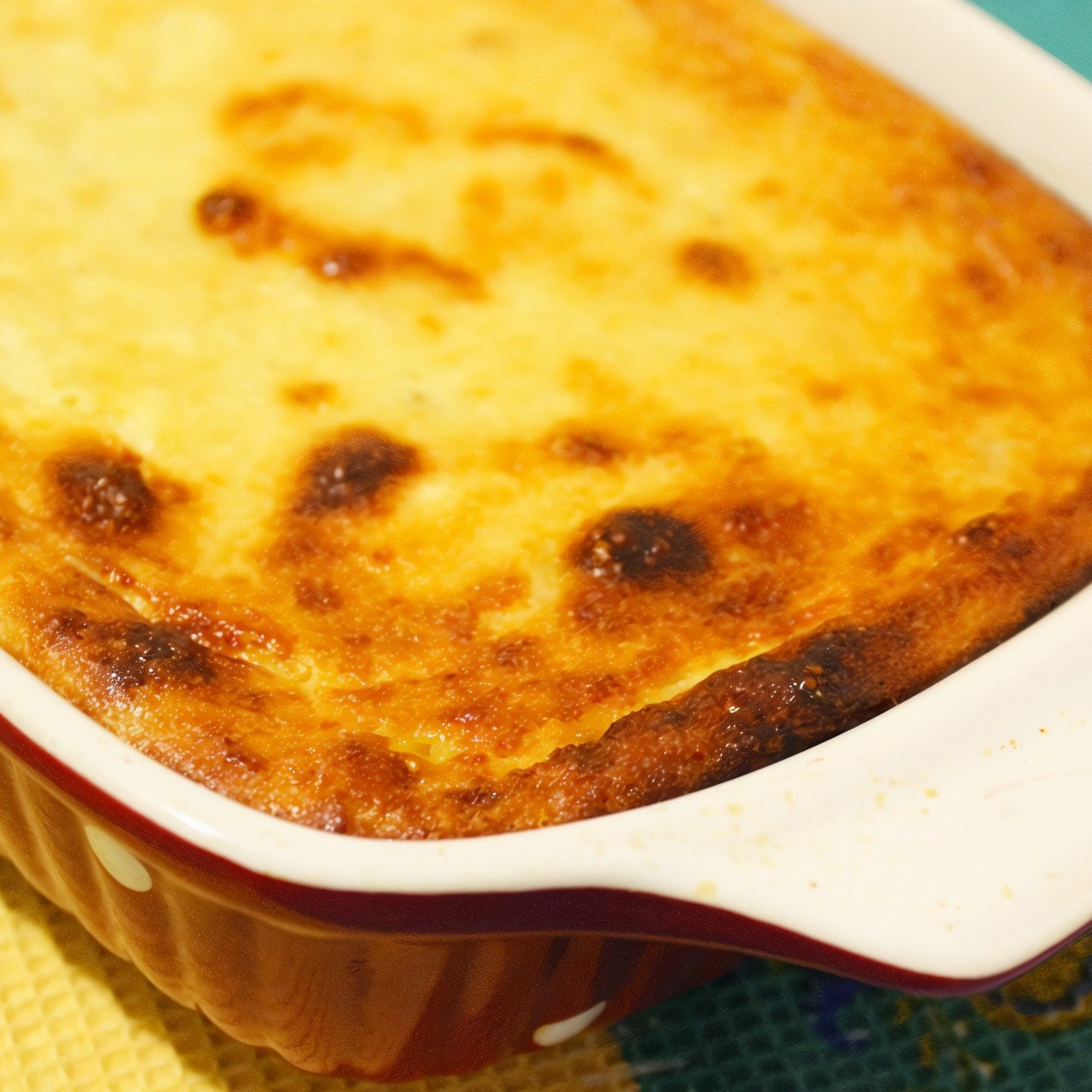 Нежная творожная запеканка на молоке