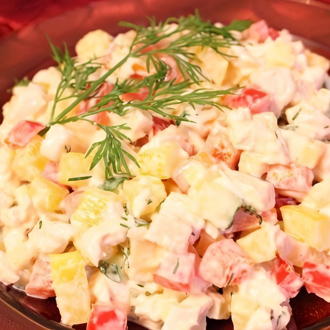 Нежный салат для дам