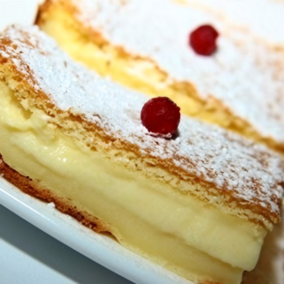 Нежный слоеный пирог