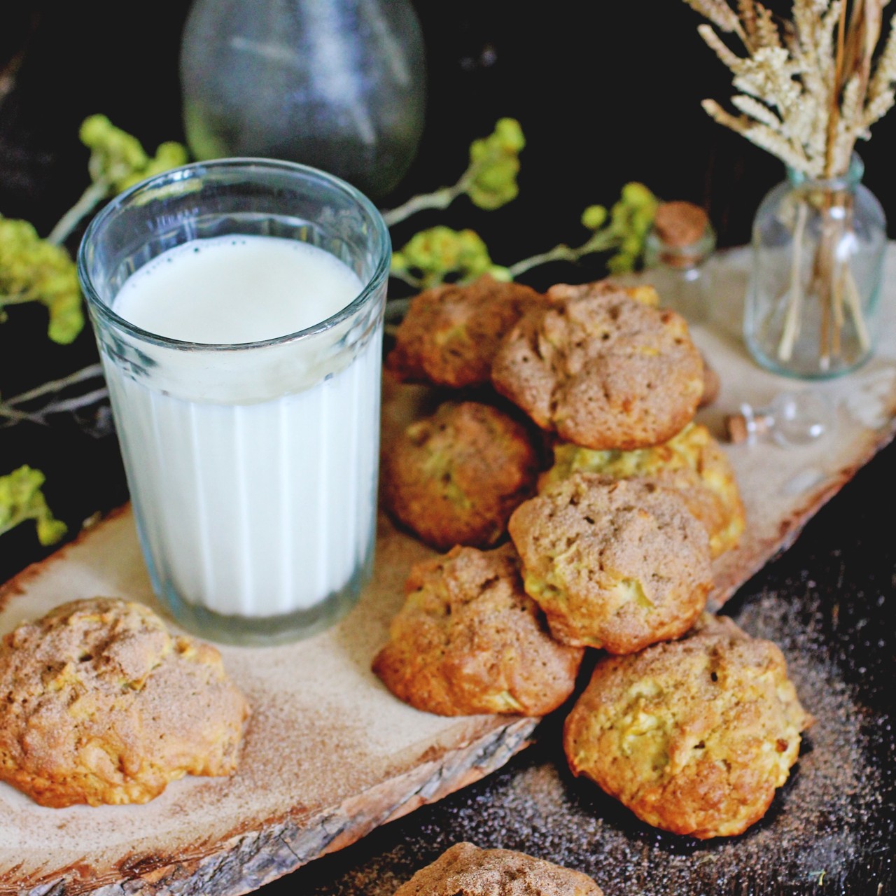 Нежное яблочное печенье