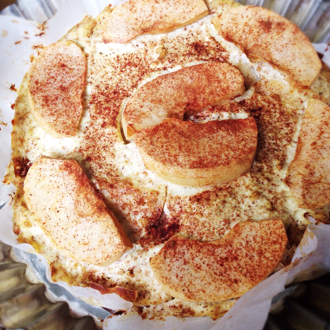 Низкокаллорийная творожно-яблочная запеканка