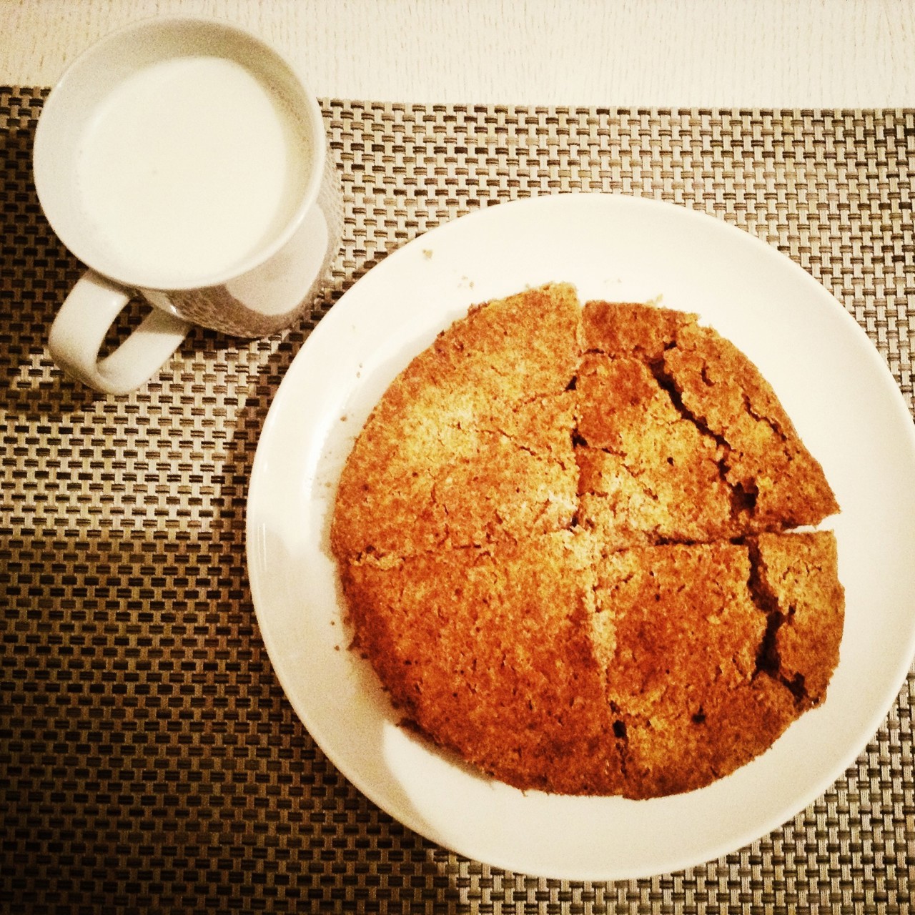 Низкокалорийный творожный пирог с отрубями и клетчаткой