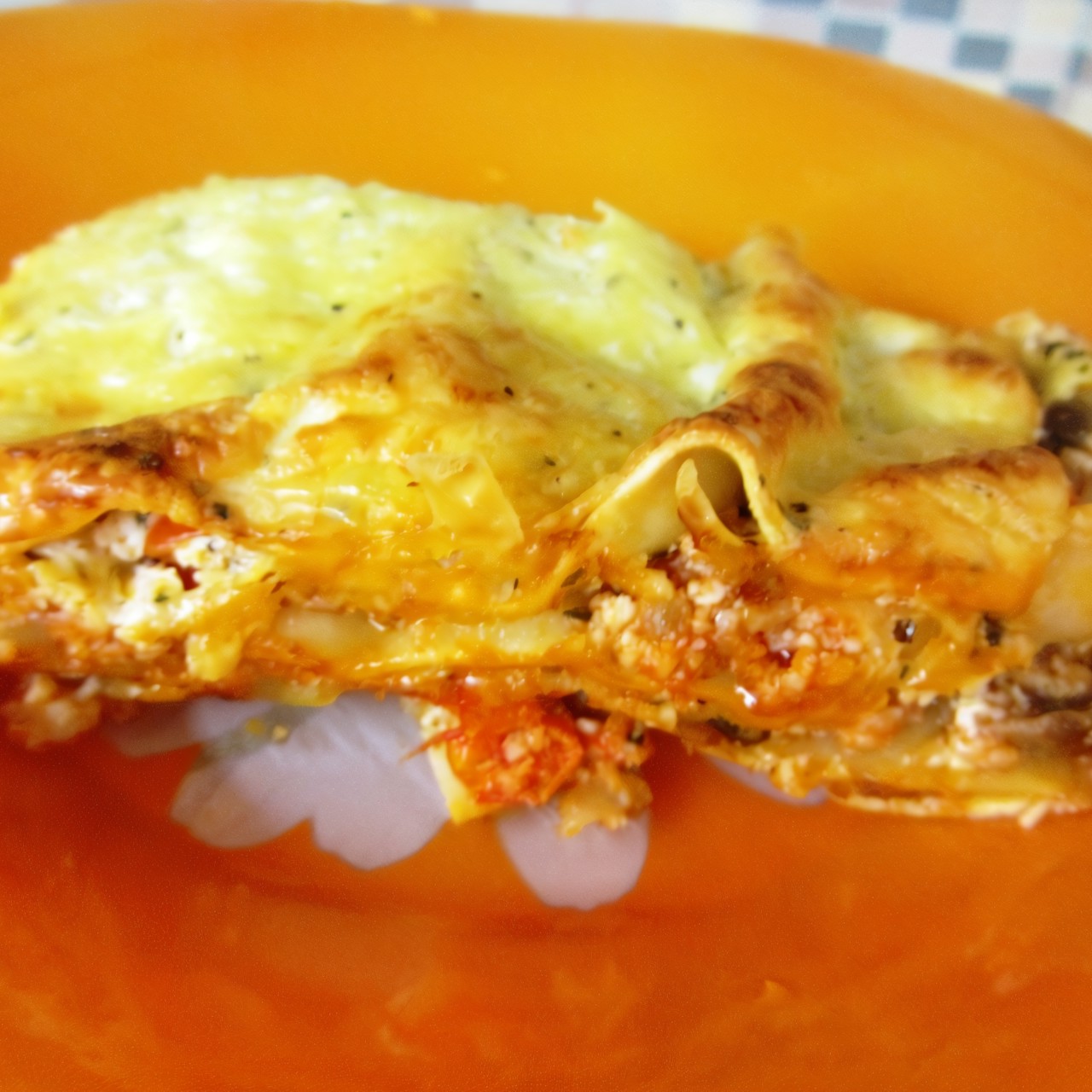 Низкокалорийная лазанья с курицей и грибами