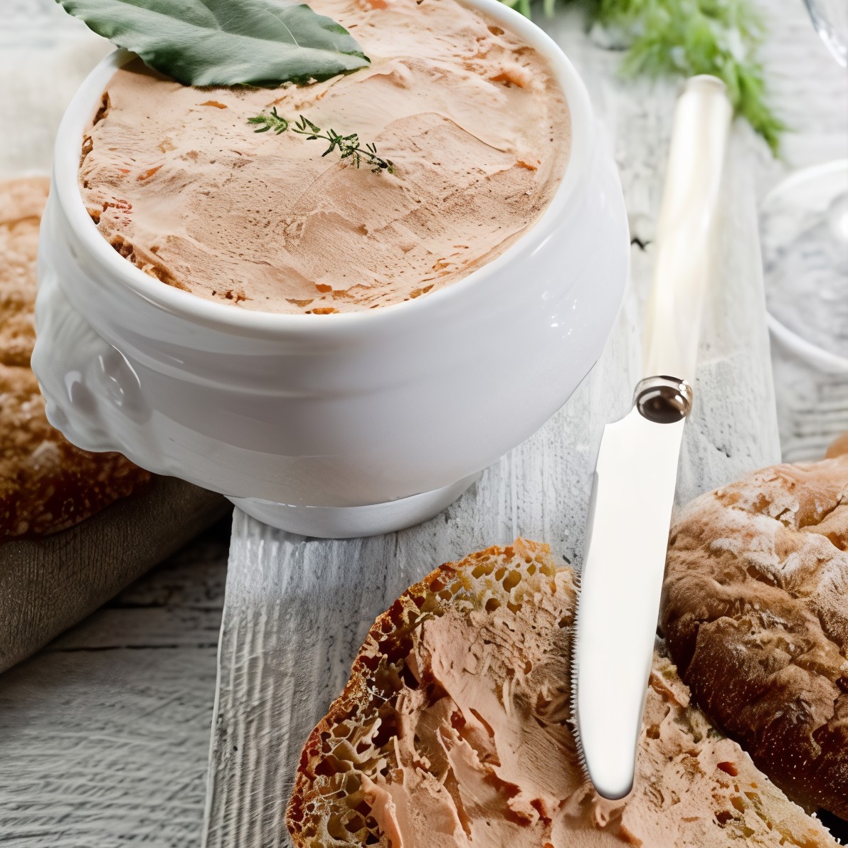 Новогодний куриный паштет с арманьяком