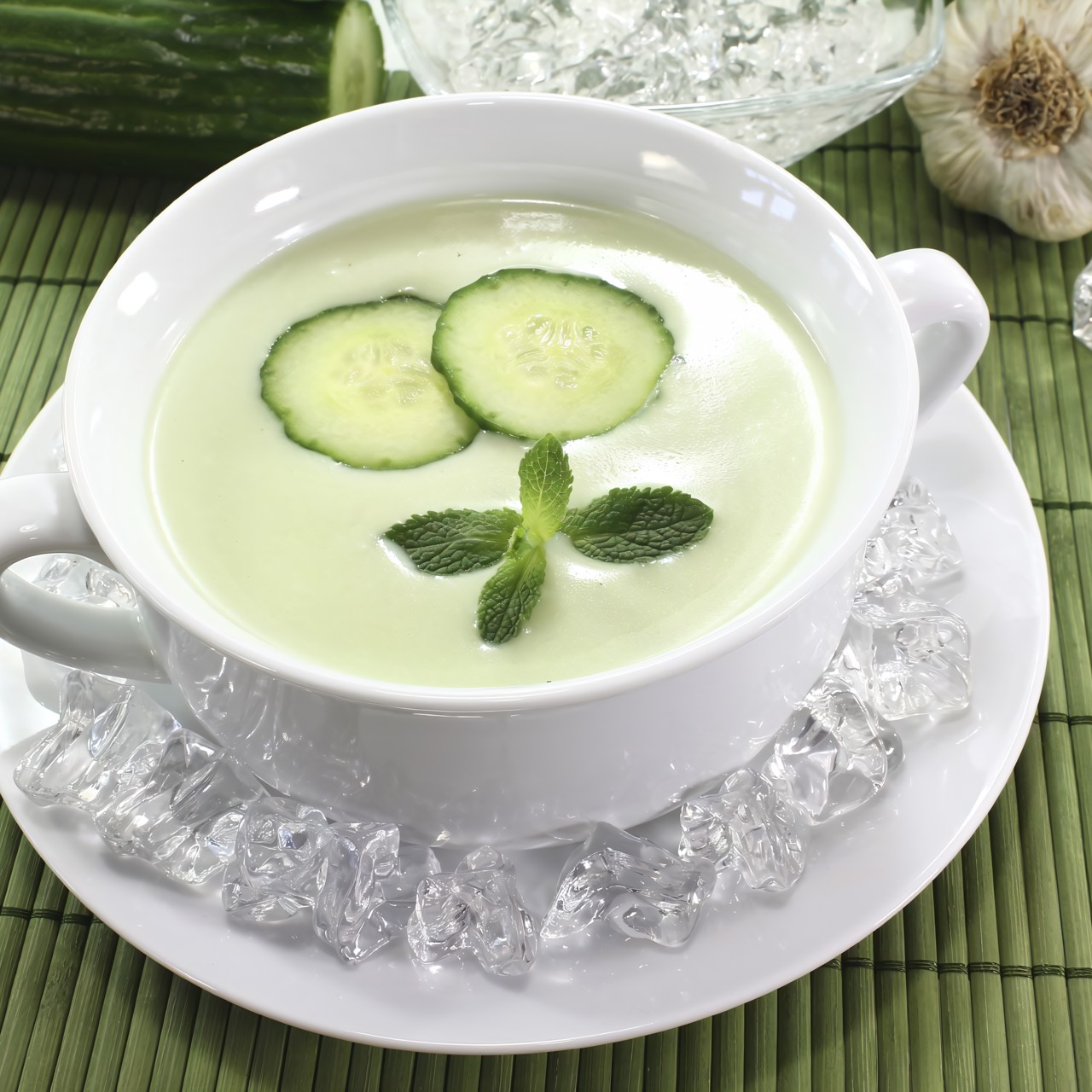 Огуречный суп-пюре