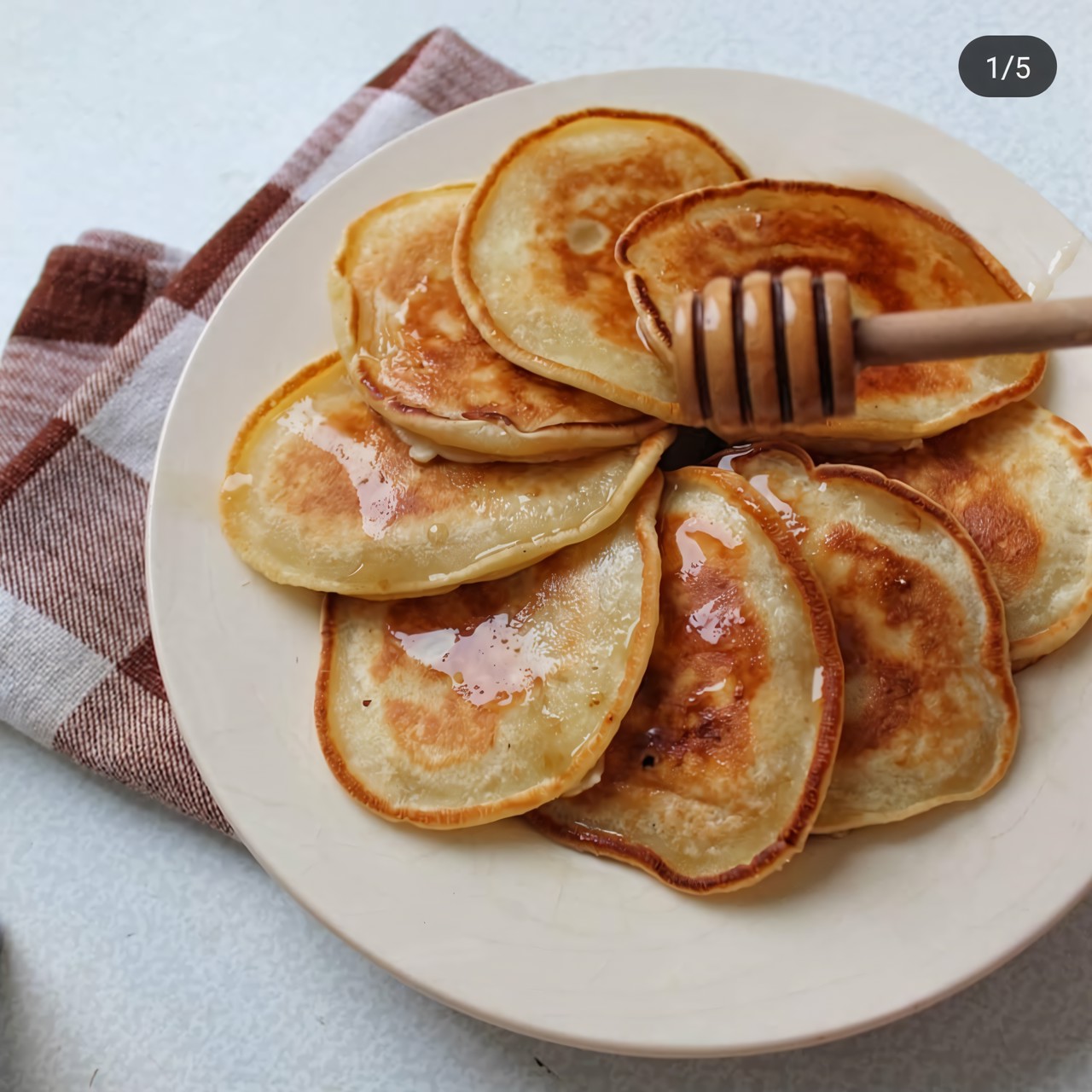 Оладьи домашние с изюмом