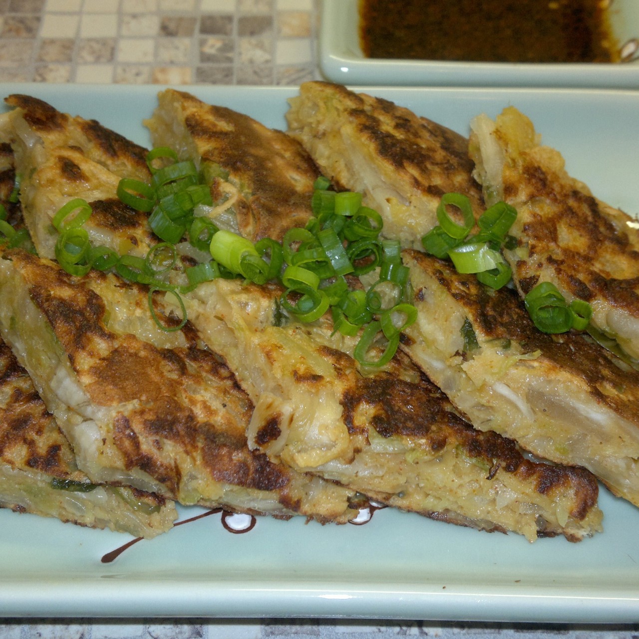 Оладьи из кимчи