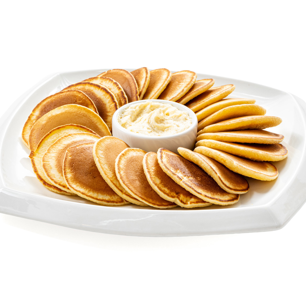 Оладьи из кислого молока с яблочным маслом