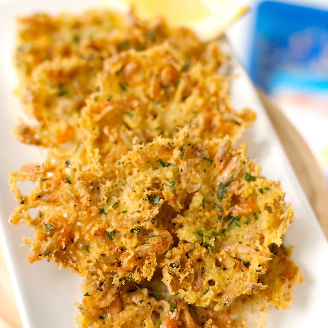 Оладьи из креветок (Tortillitas de camarones)