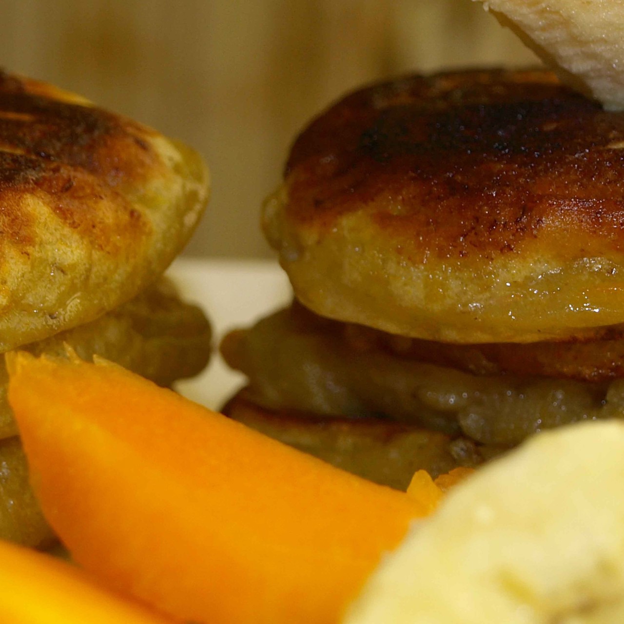 Оладьи из тыквы и банана