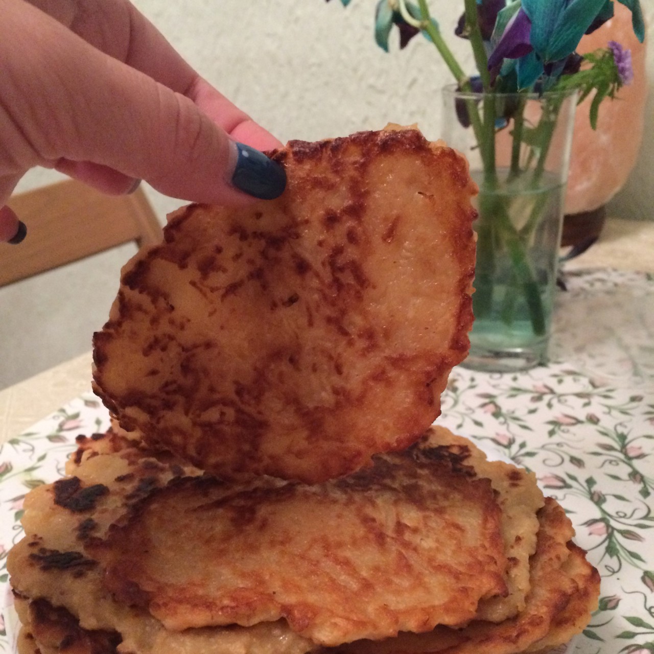 Оладьи яблочные