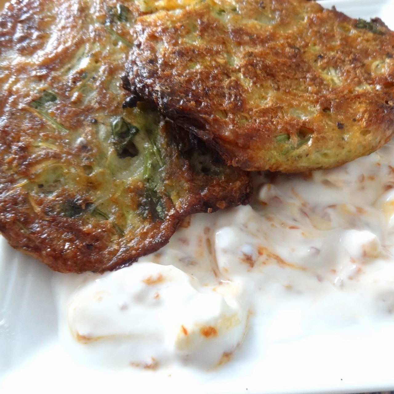 Оладушки овощные в духовке