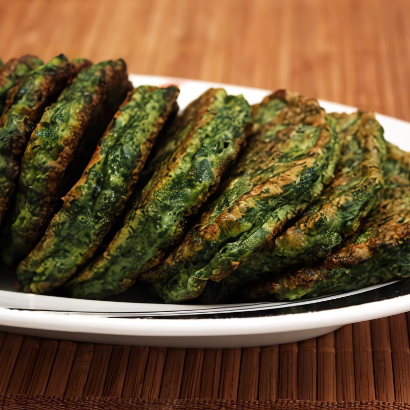 Оладушки с брокколи и сыром