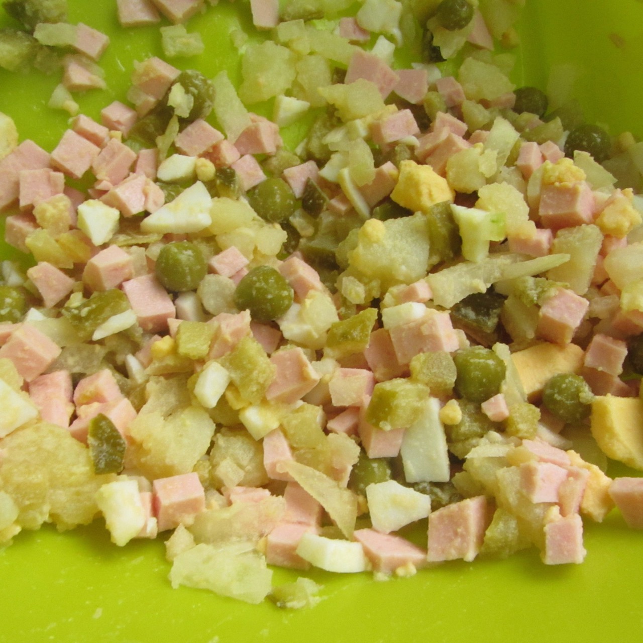 Оливье с домашним майонезом