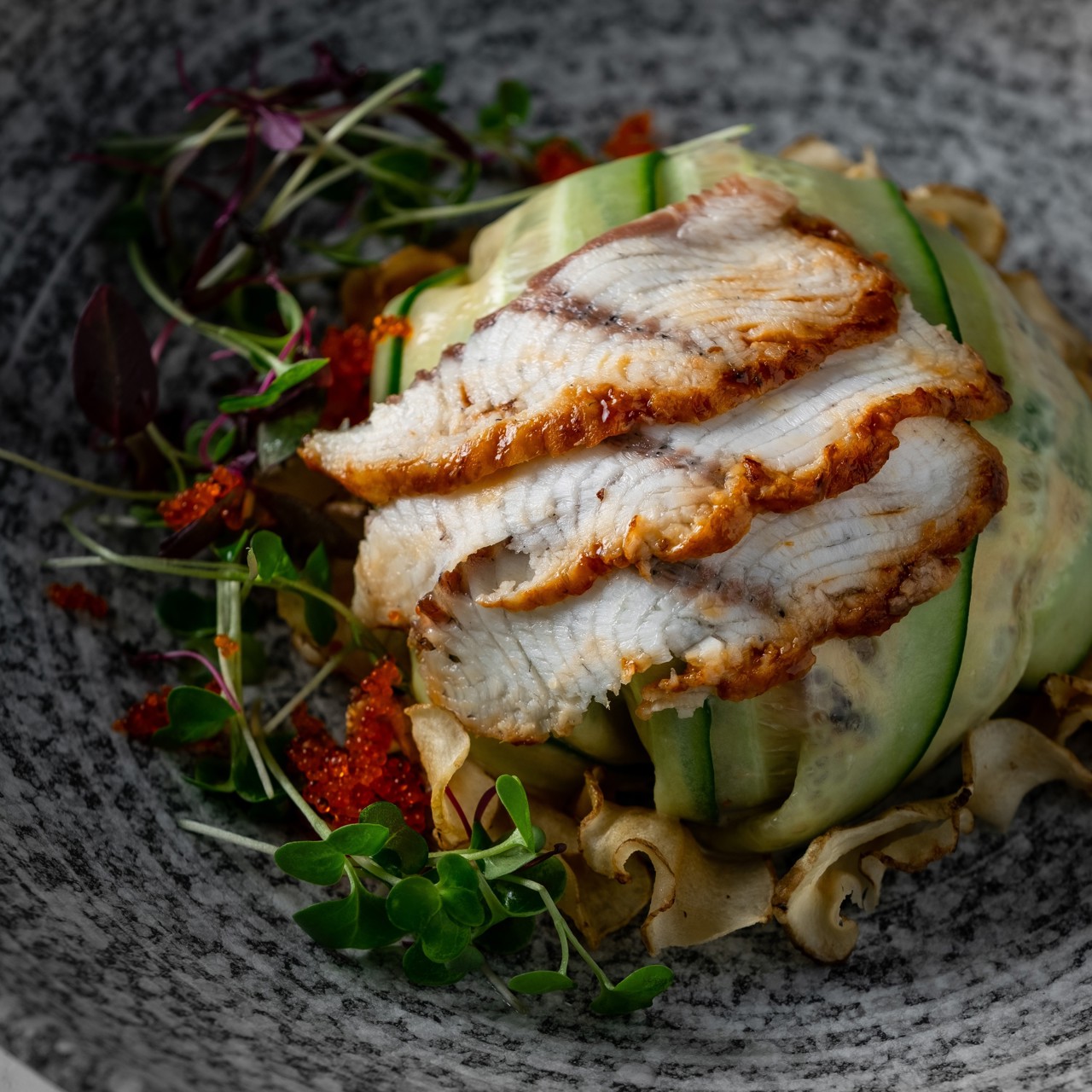 Оливье с угрем