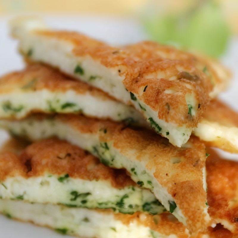 Омлет с зеленью и мускатным орехом