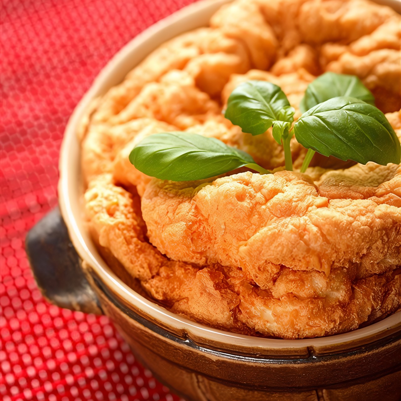 Омлетное суфле с сыром стилтон