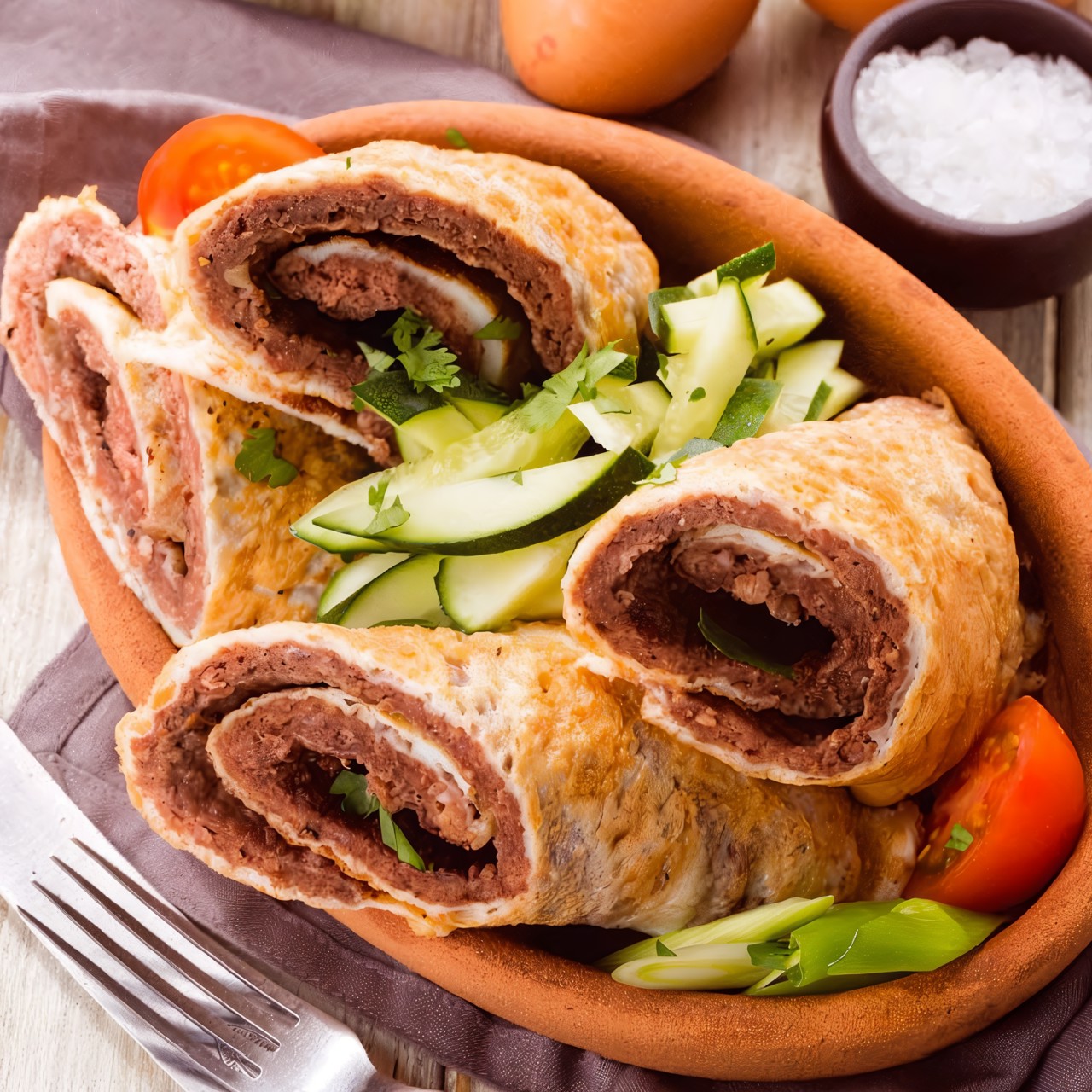 Омлетные рулеты